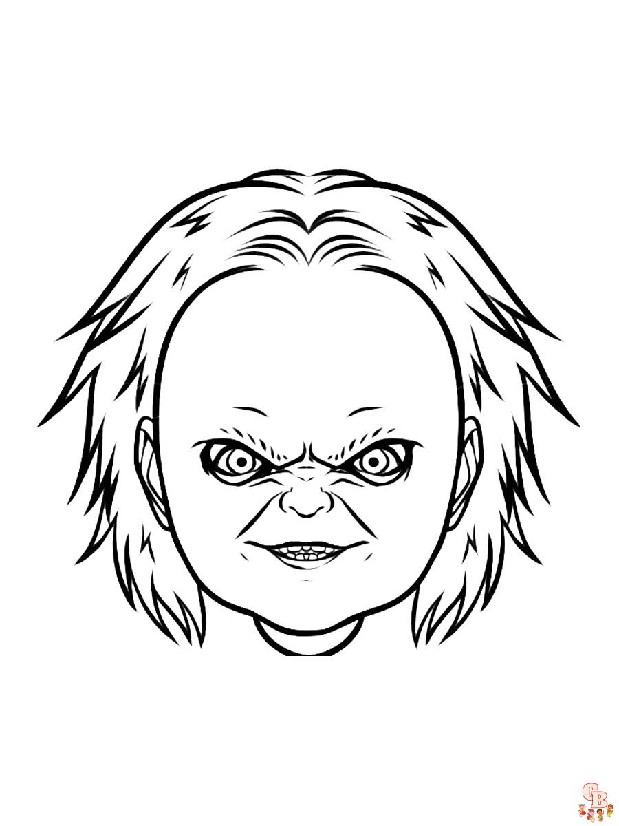 Chucky Coloring Pages 1
