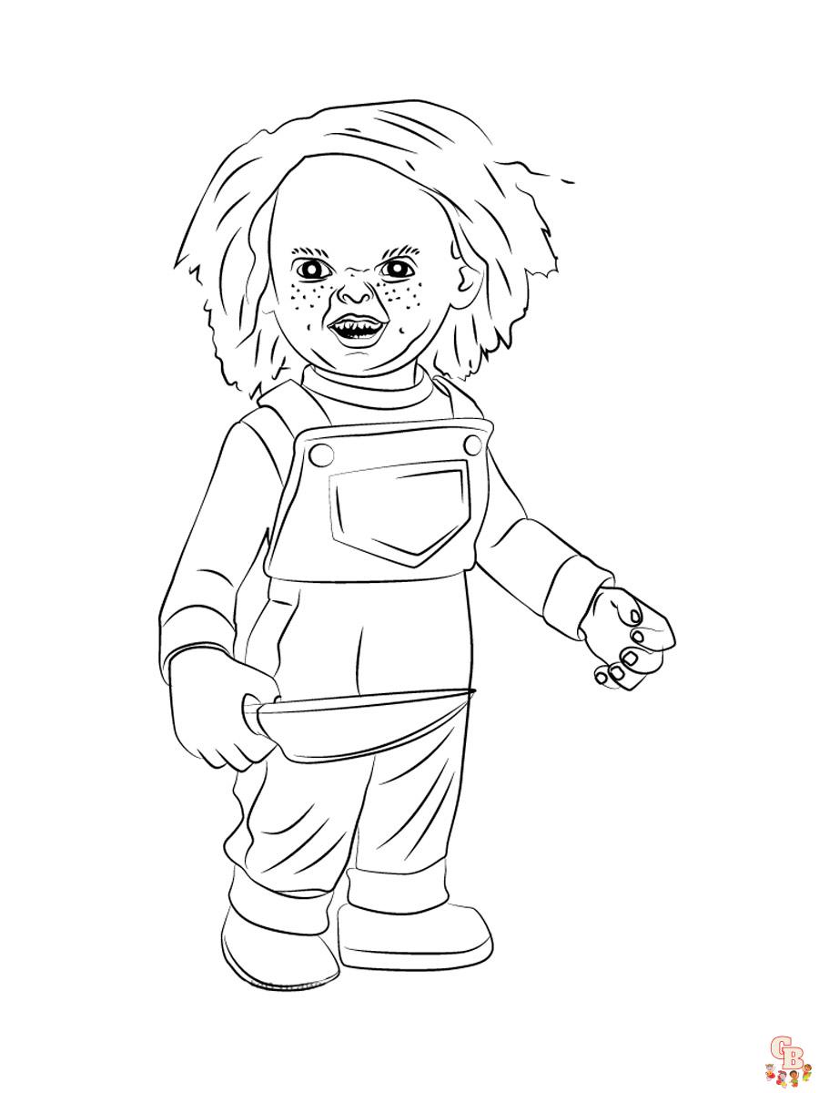 Chucky Coloring Pages 10