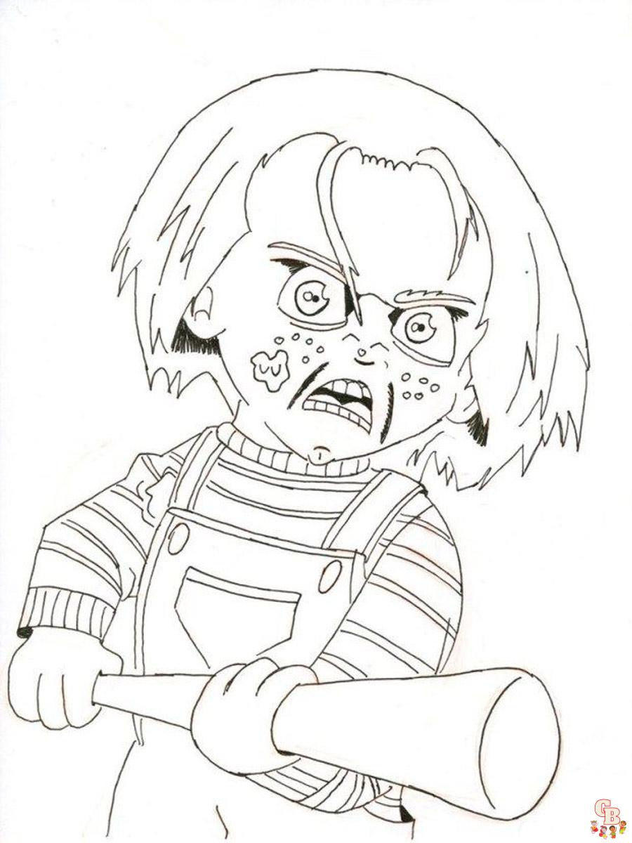 Chucky Coloring Pages 2