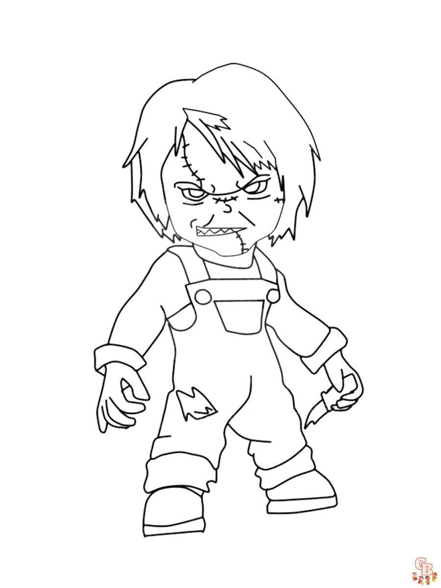 Chucky Coloring Pages 5