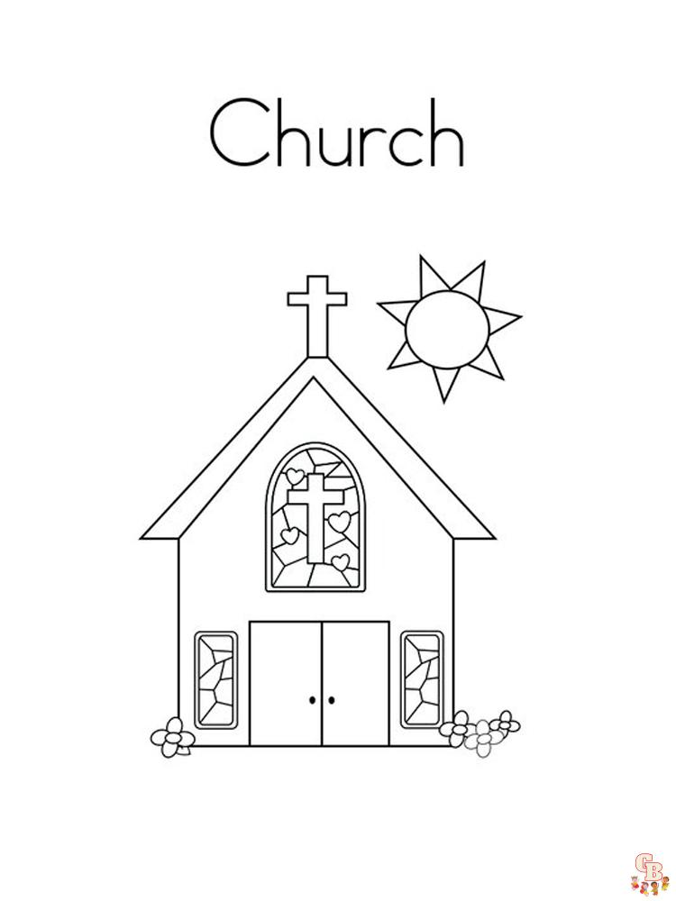 Church Coloring Pages 5