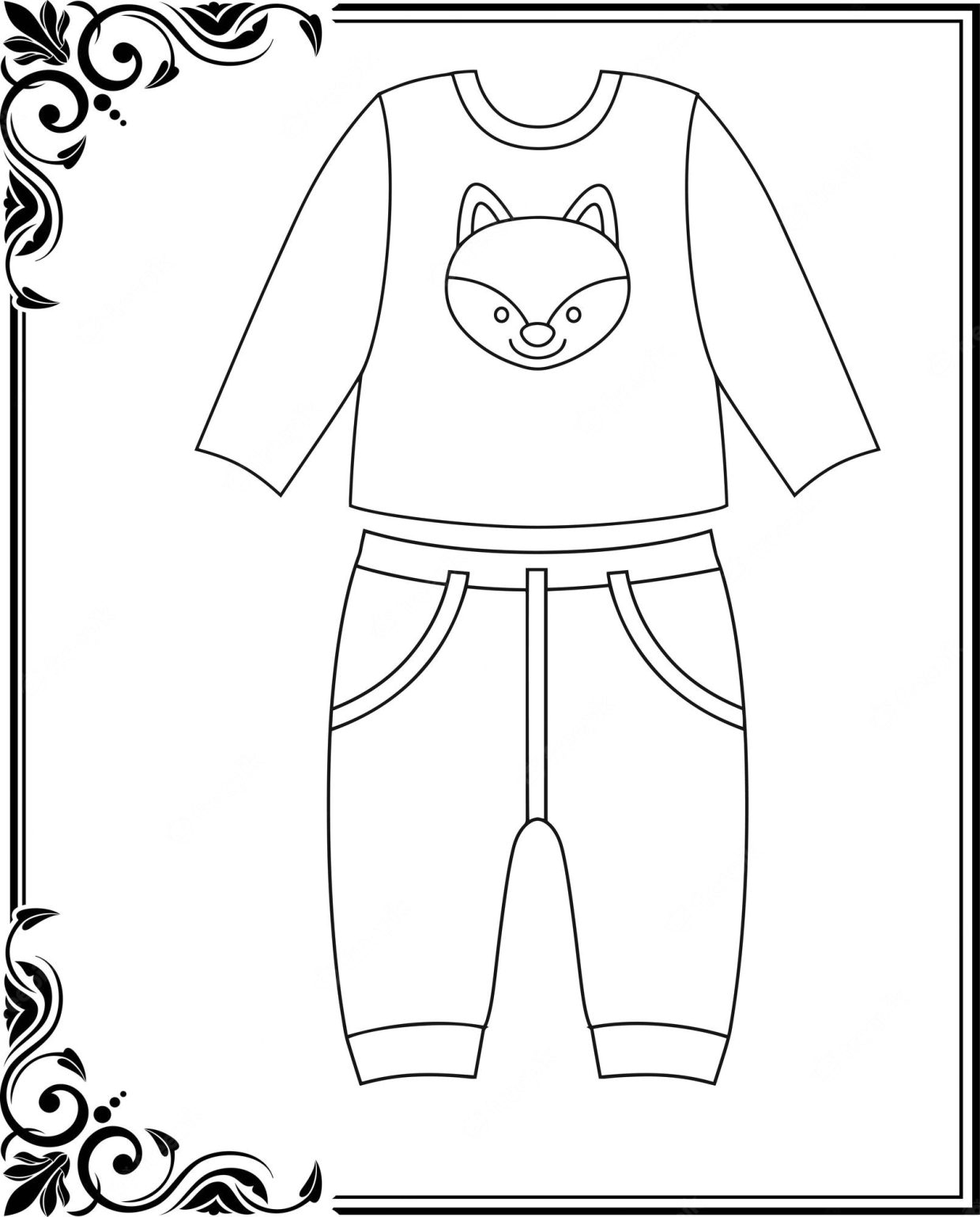 Clothes Coloring Pages: Free, Printable, and Easy Coloring Sheets