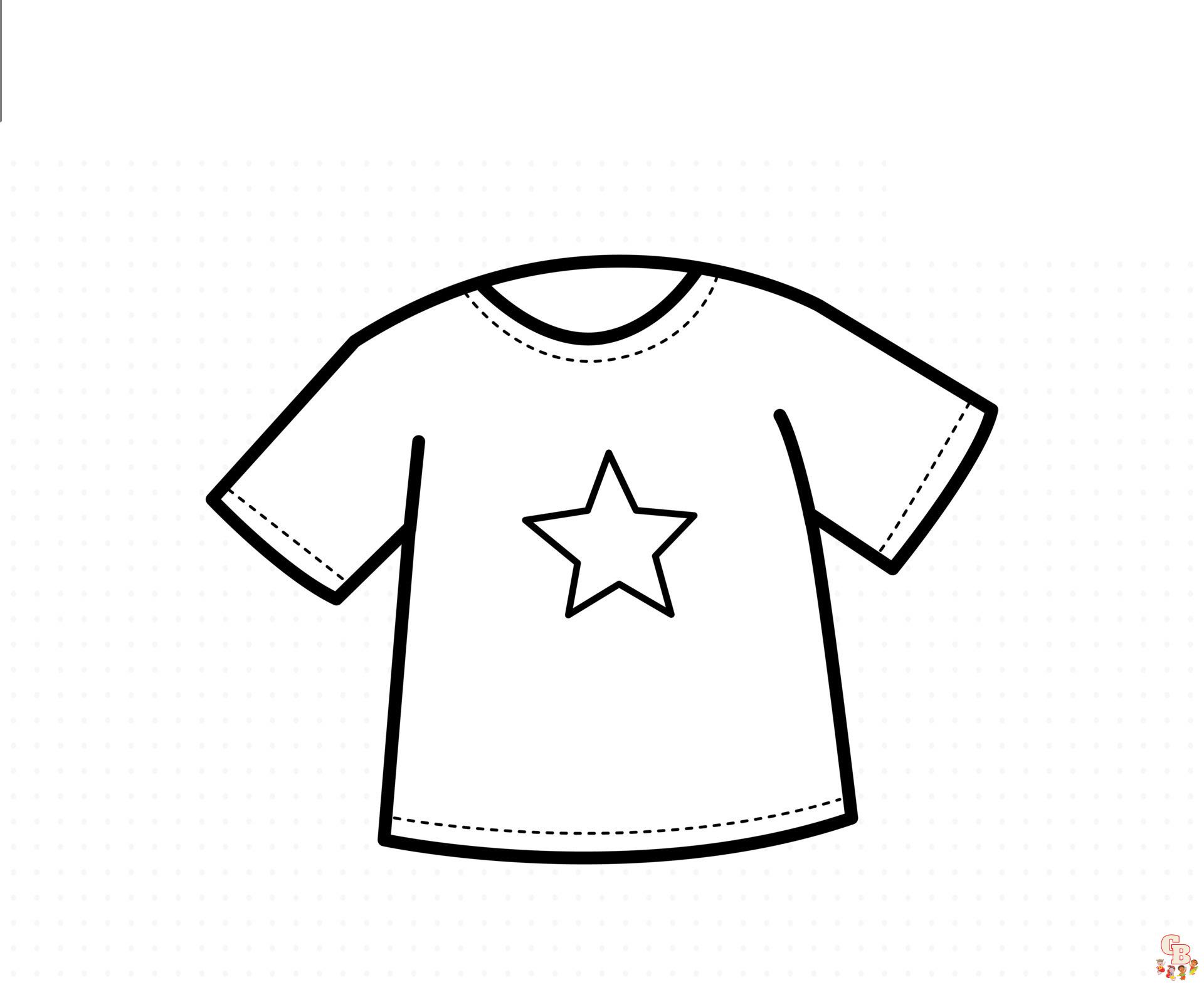 Clothes Coloring Pages 5