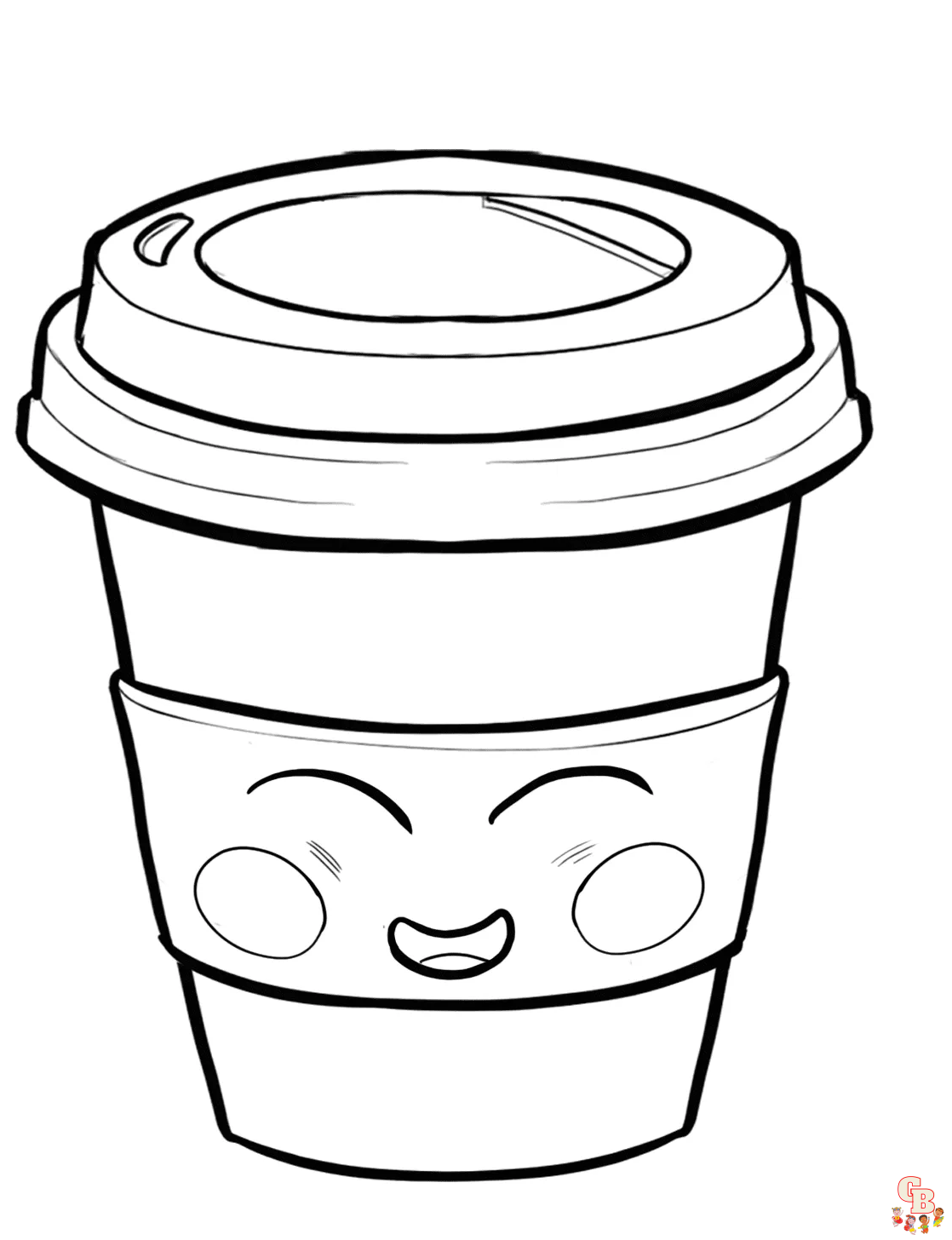 Coffee Coloring Pages 1