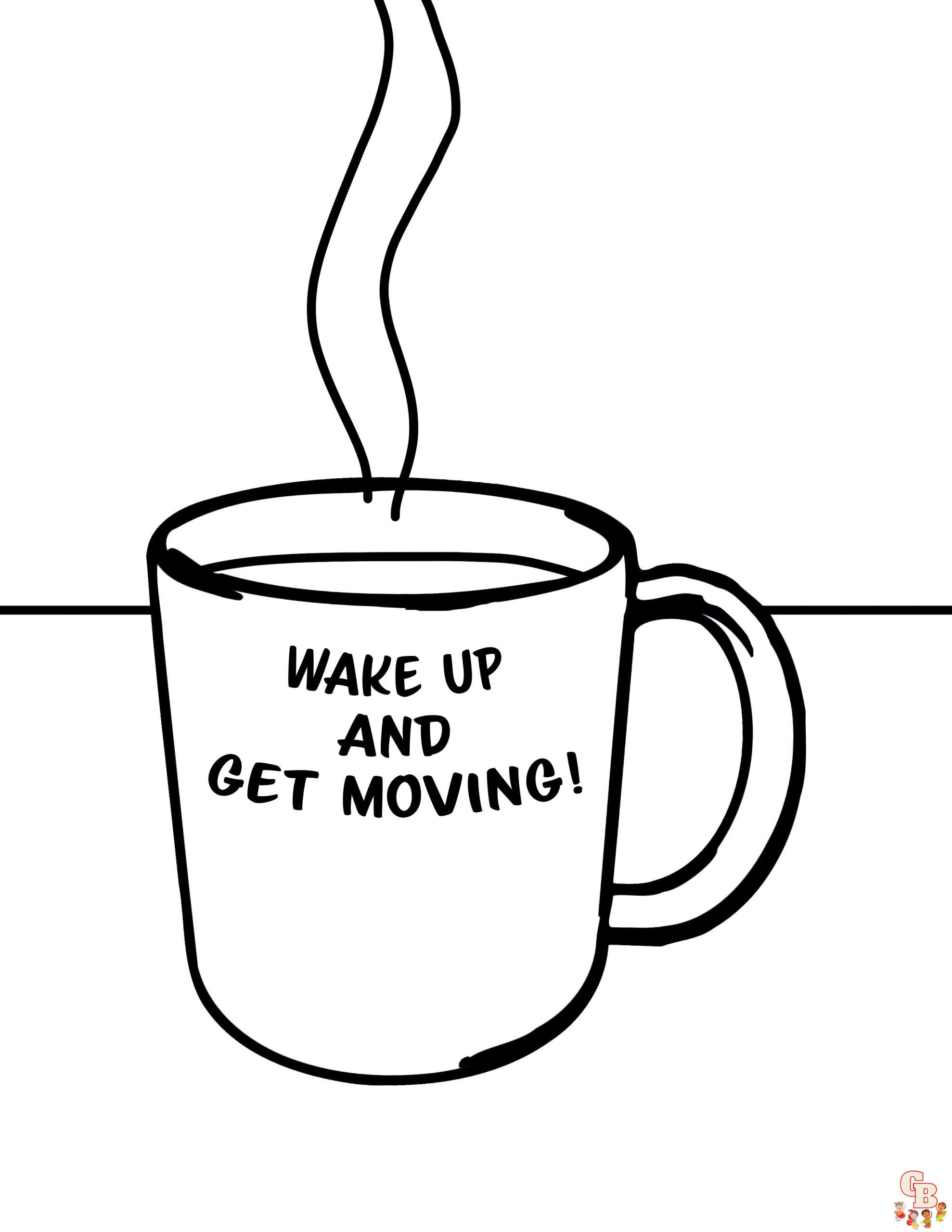 Coffee Coloring Pages 2