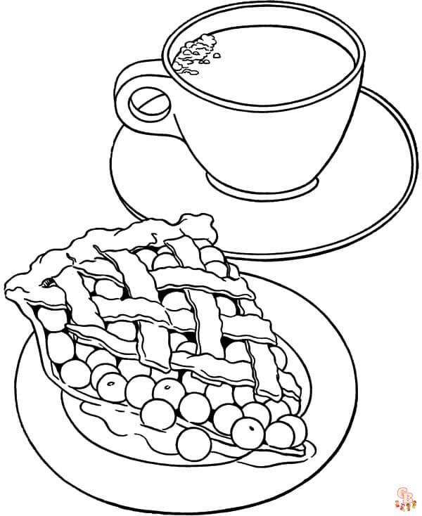 Coffee Coloring Pages 6