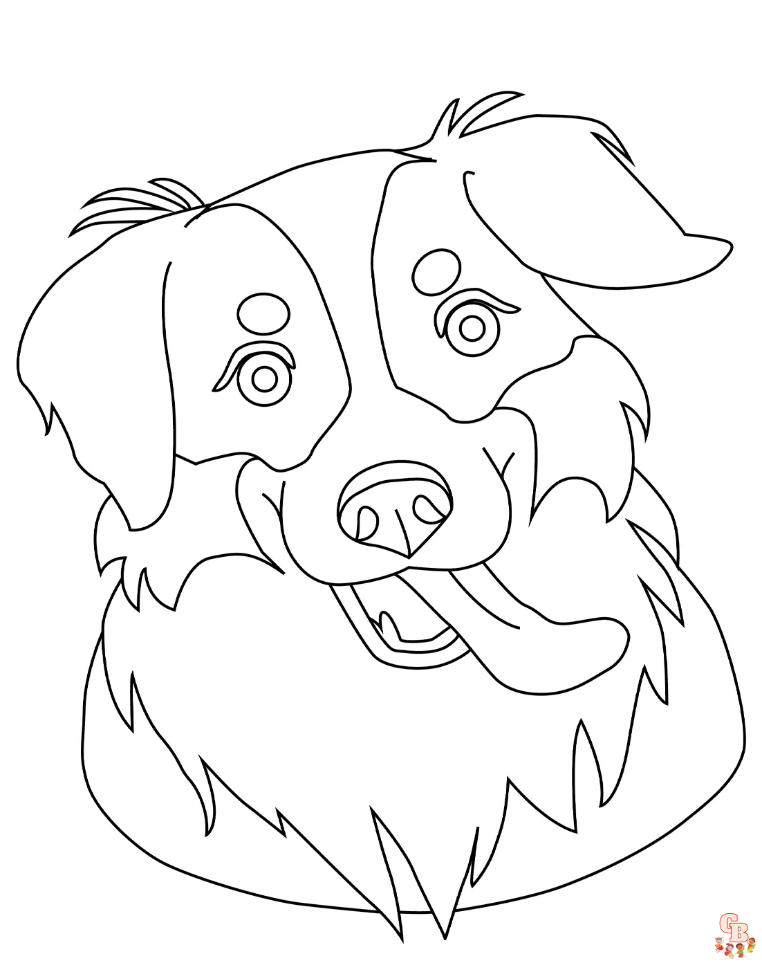 Collie Coloring Pages 3