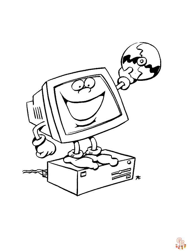 Computer Coloring Pages 12