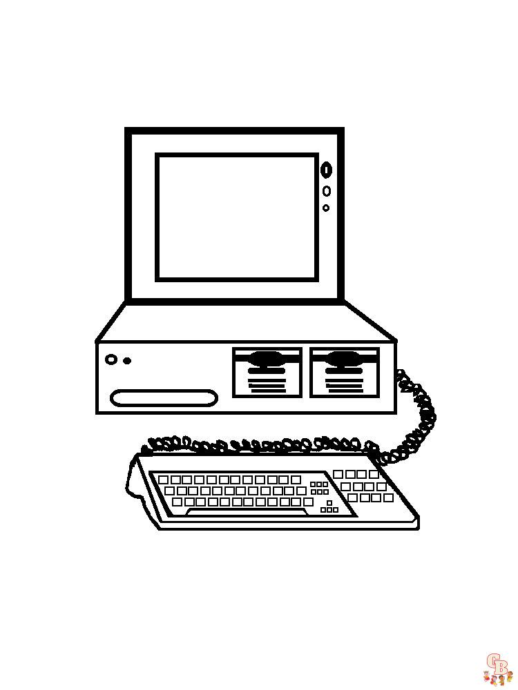 Computer Coloring Pages 7