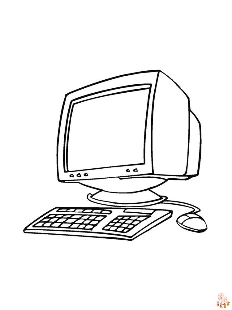 Computer Coloring Pages