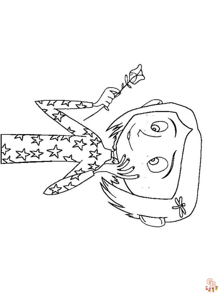 Coraline Coloring Pages 10