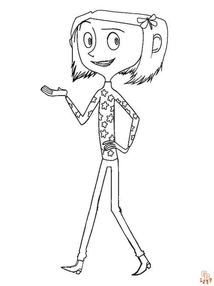 Coraline Coloring Pages 2