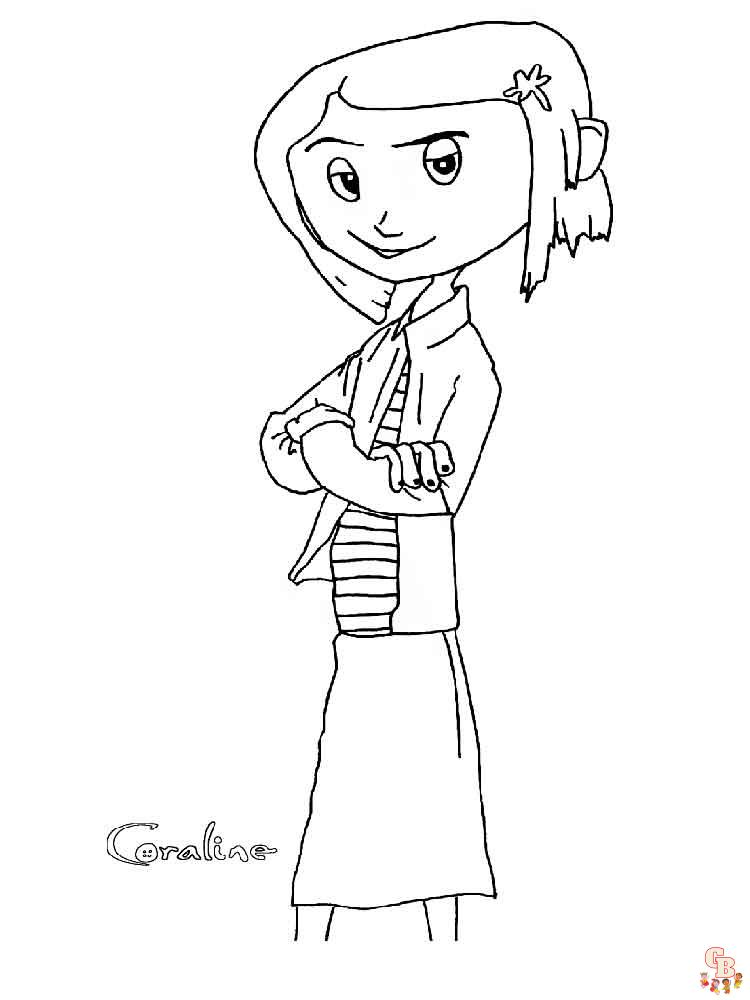 Coraline Coloring Pages 3
