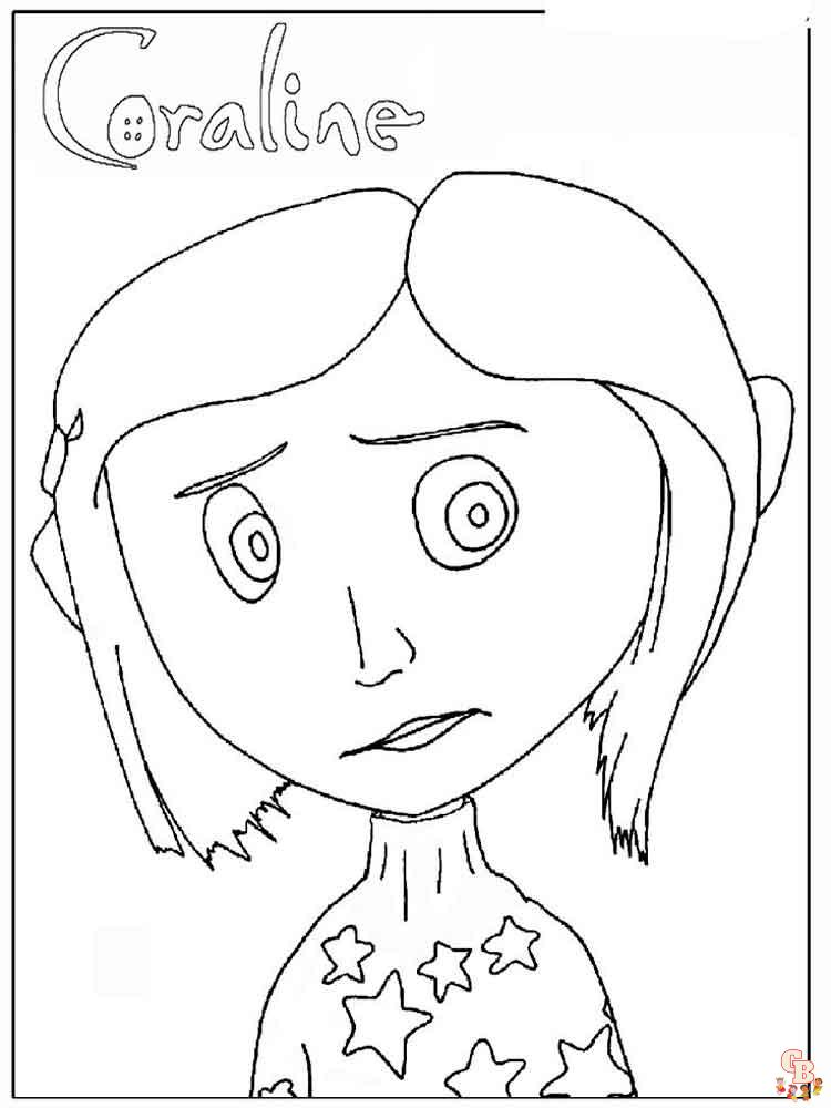 Coraline Coloring Pages 4