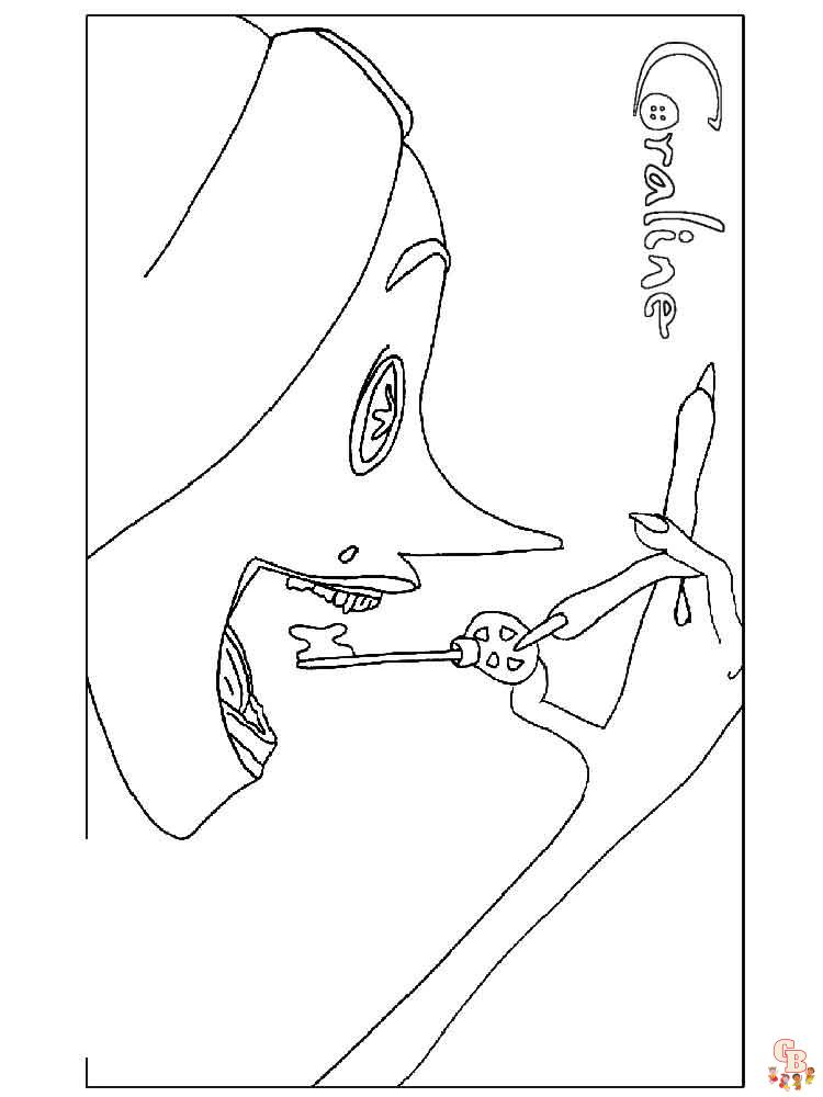 Coraline Coloring Pages 5