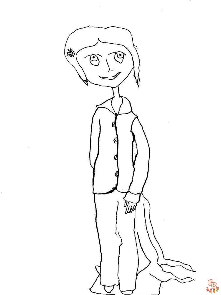 Coraline Coloring Pages 6