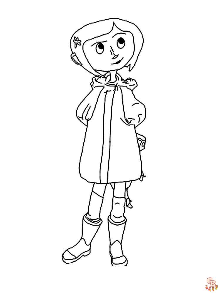 Coraline Coloring Pages 9
