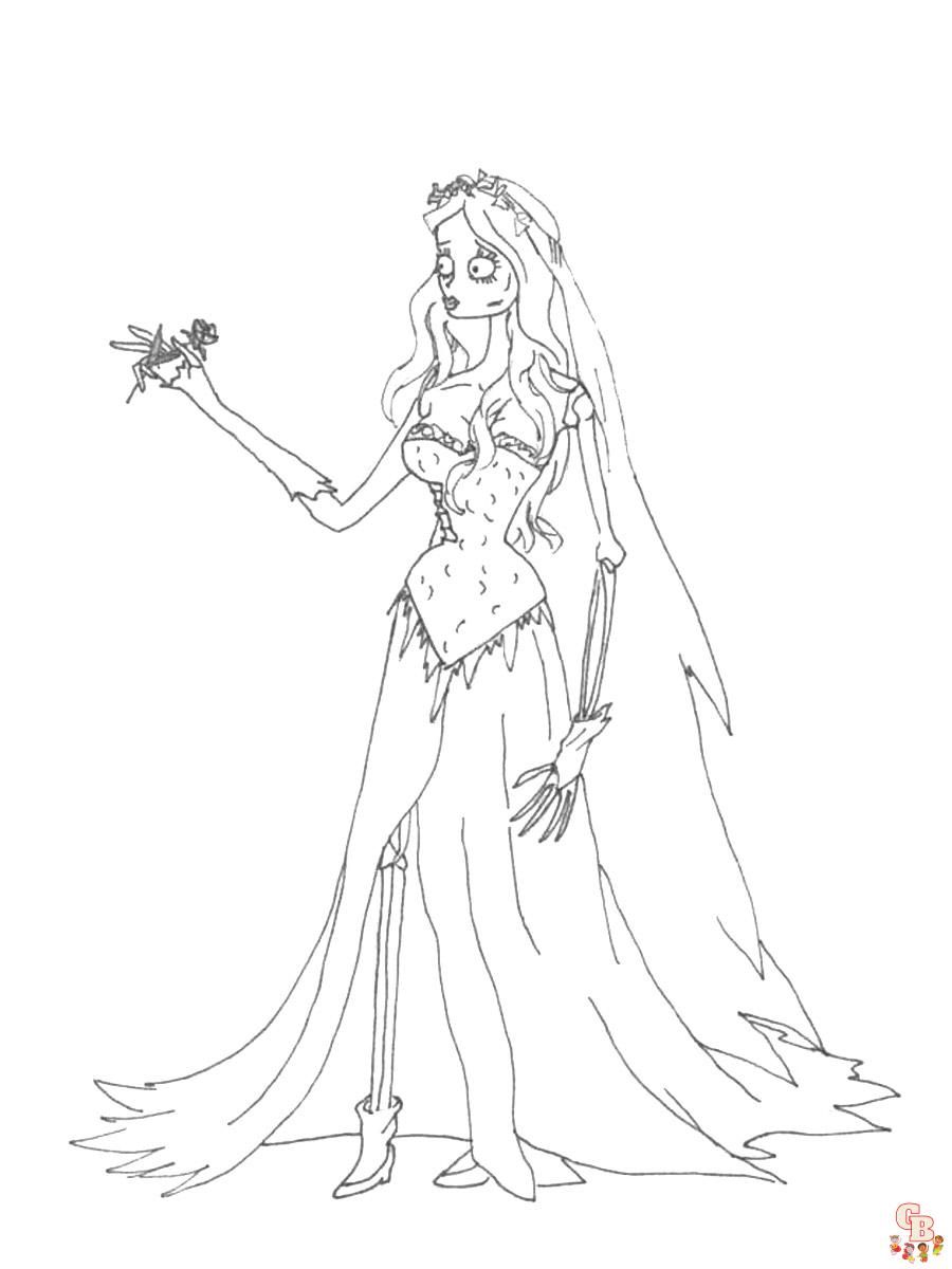 Corpse Bride Coloring Pages 5