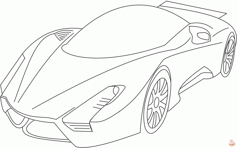 Corvette Coloring Pages 1