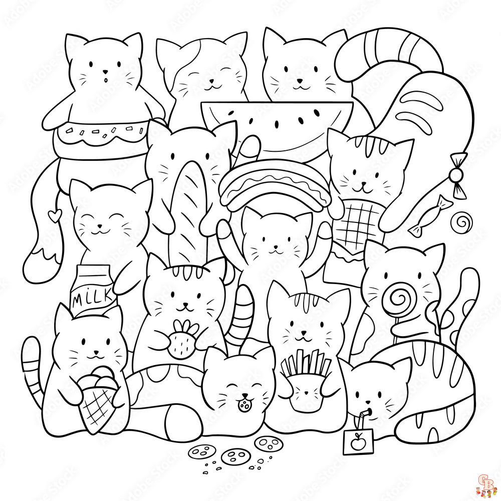 Cute Doodle Coloring Pages 1