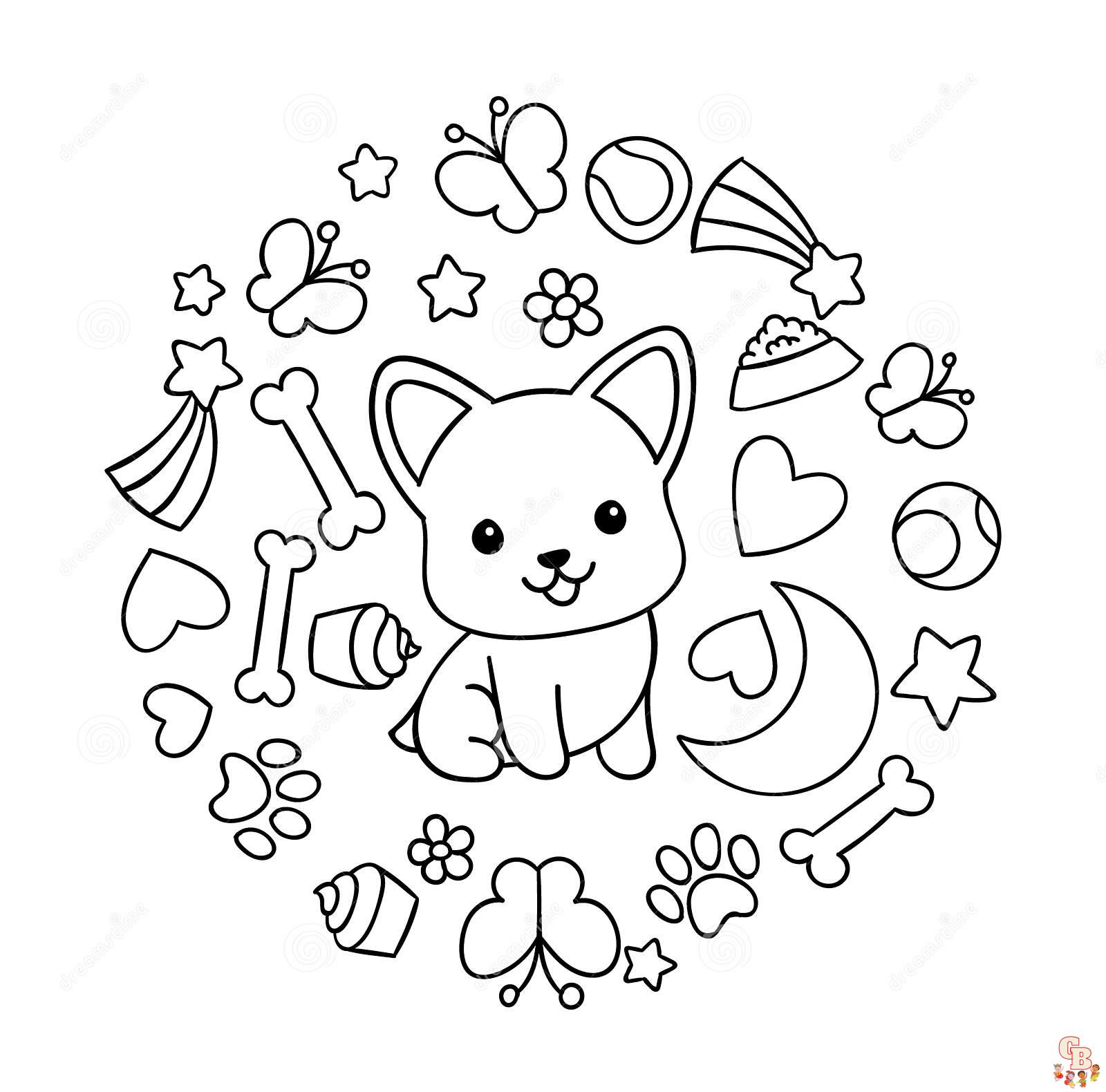 Cute Doodle Coloring Pages 12