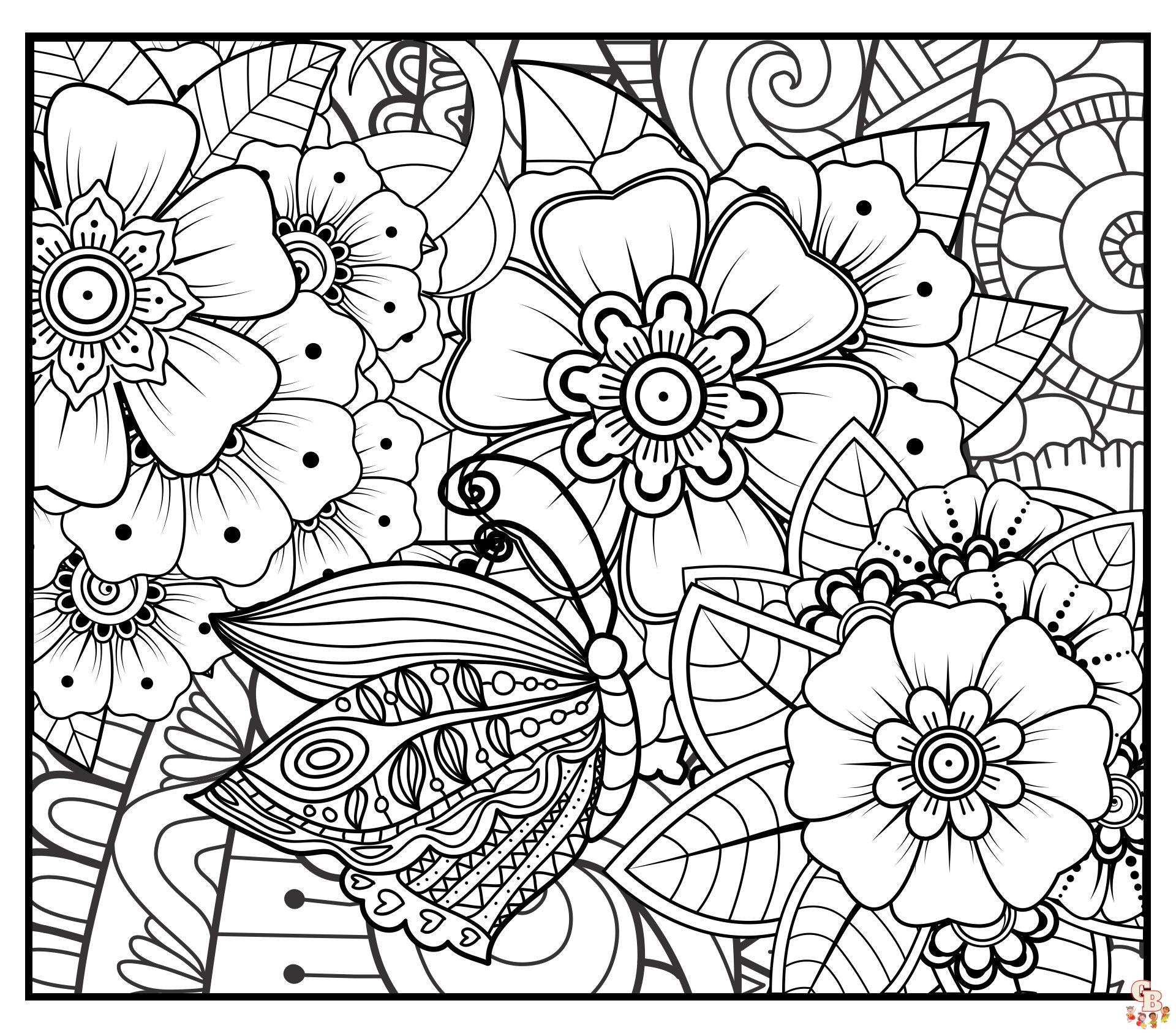 Cute Doodle Coloring Pages 13