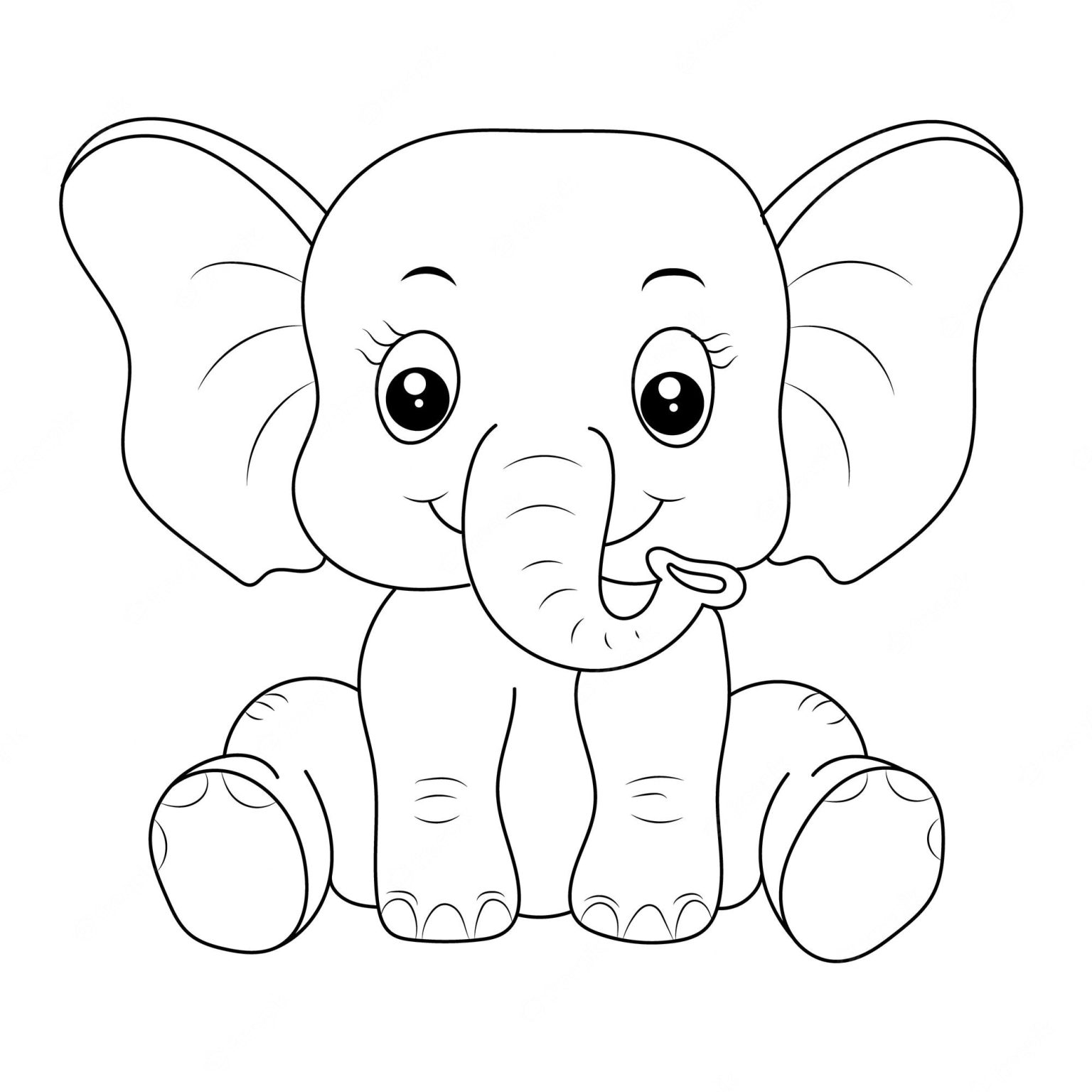 10 Cute Elephant Coloring Pages: Printable and Free!