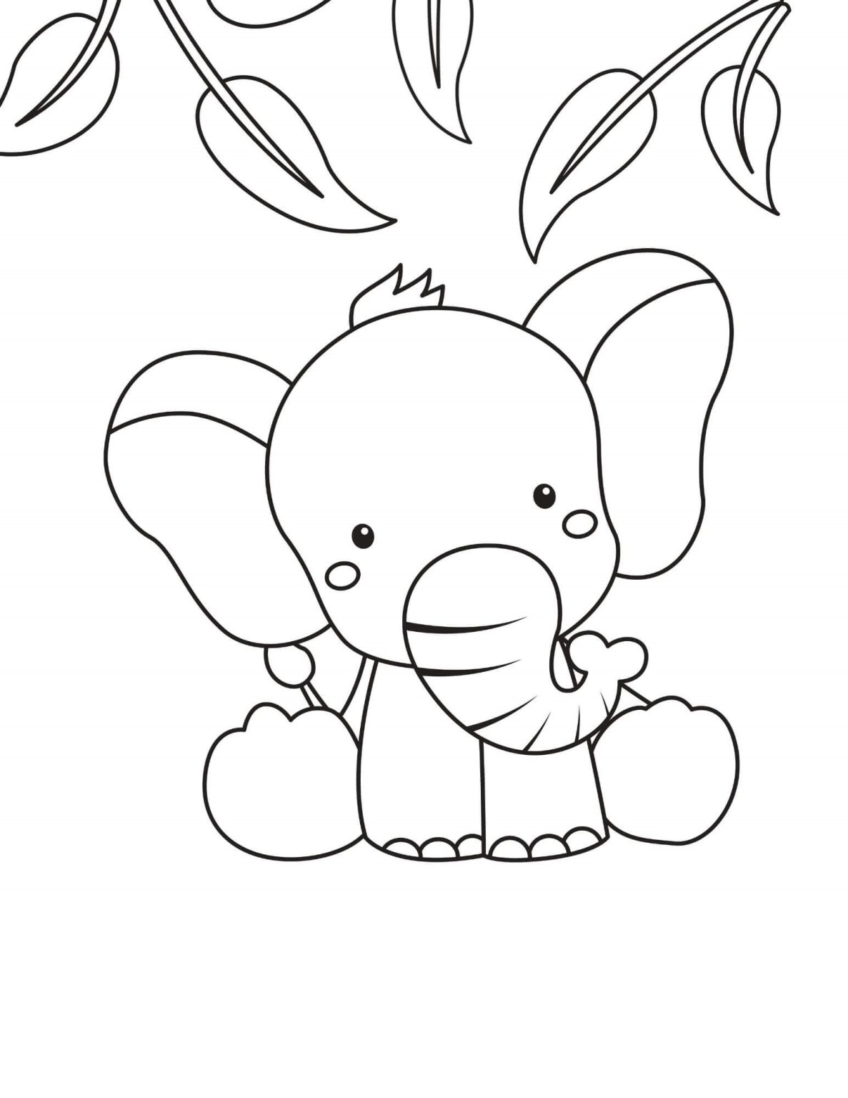 10 Cute Elephant Coloring Pages: Printable and Free!