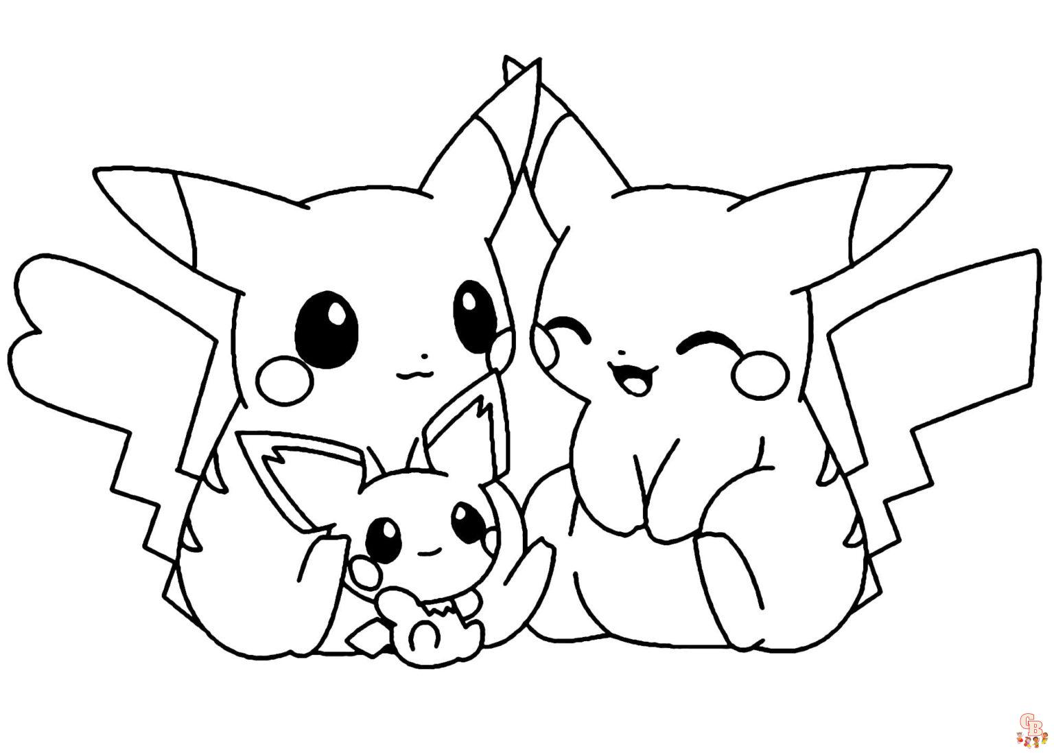 Cute Pokemon coloring pages 4 1
