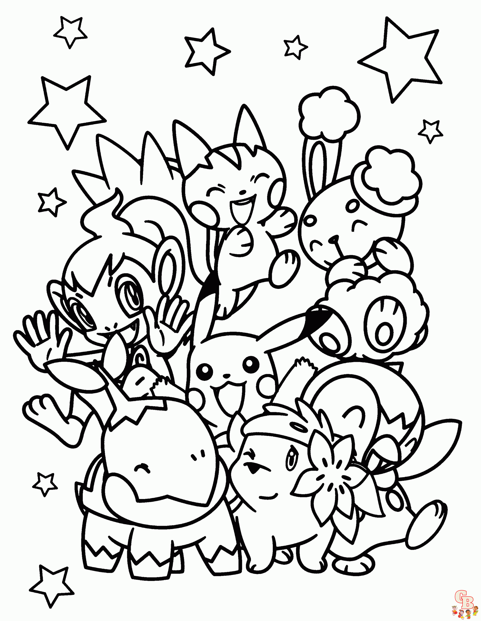 Cute Pokemon coloring pages 8 1