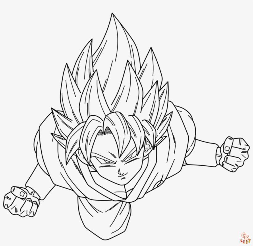 DBZ Coloring Pages 1 1