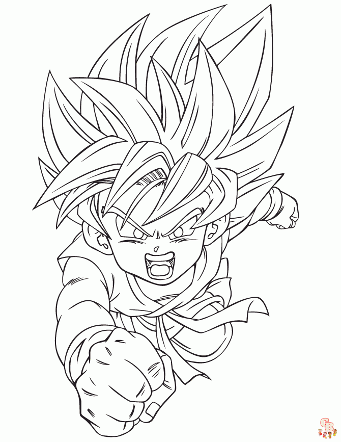 DBZ Coloring Pages 1