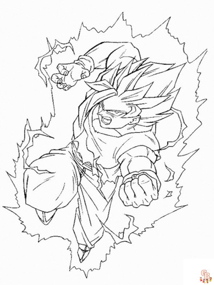 DBZ Coloring Pages 2