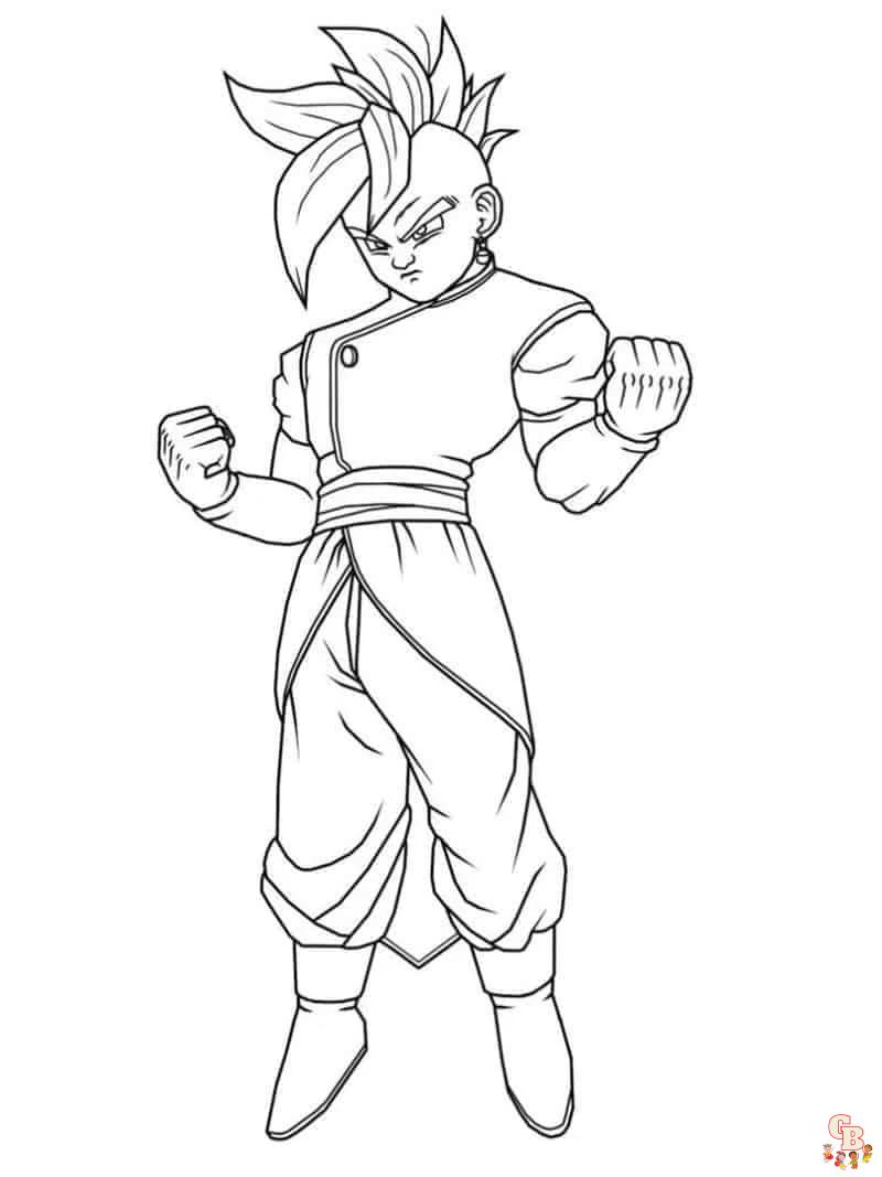 DBZ Coloring Pages 5