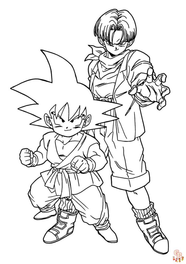 DBZ Coloring Pages 6