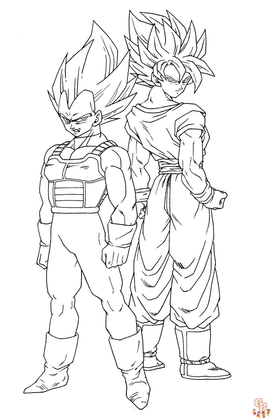 DBZ Coloring Pages 7