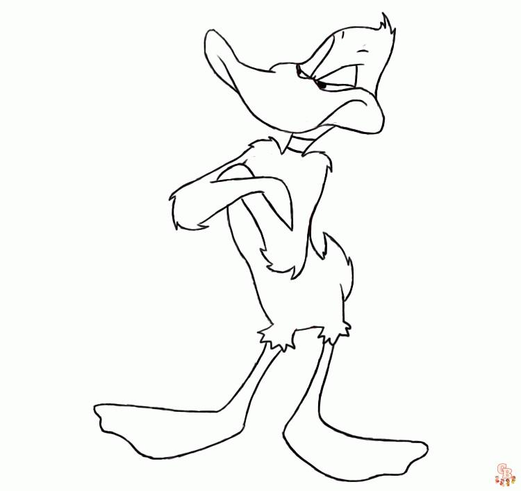 Daffy Duck (Looney Tunes) Coloring Pages