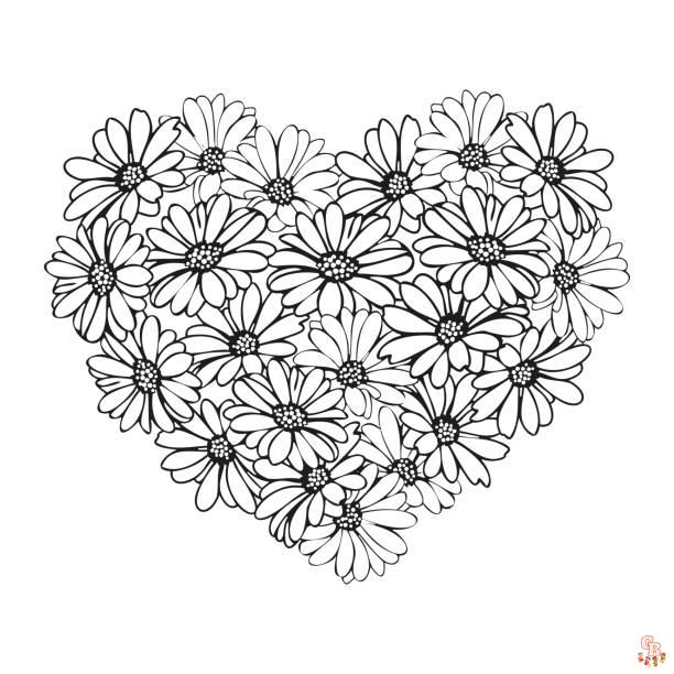 Daisy Coloring Pages 16