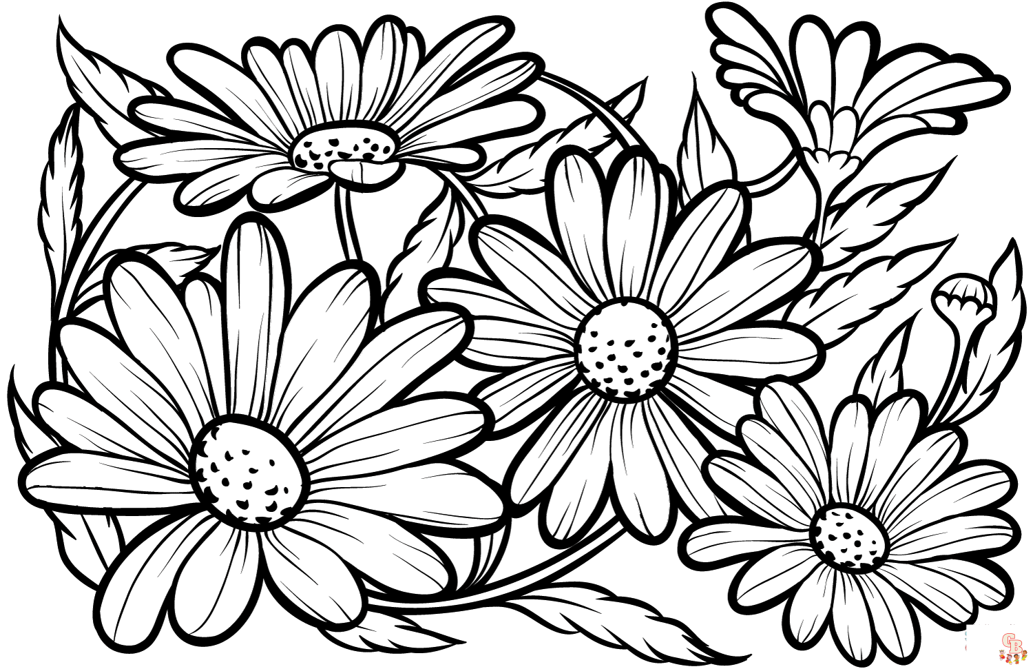 Daisy Coloring Pages 18