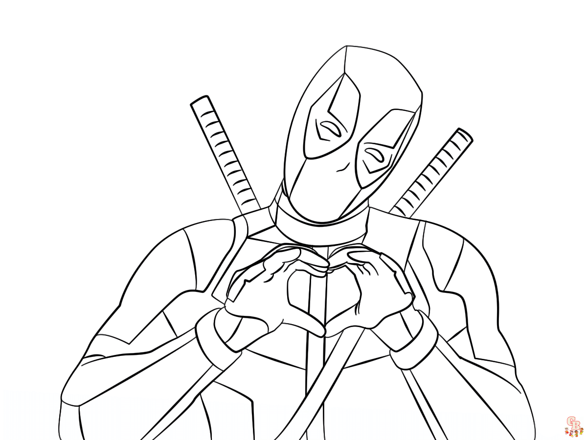 Deadpool Coloring Pages Hojas Gratis F ciles E Imprimibles Para Ni os