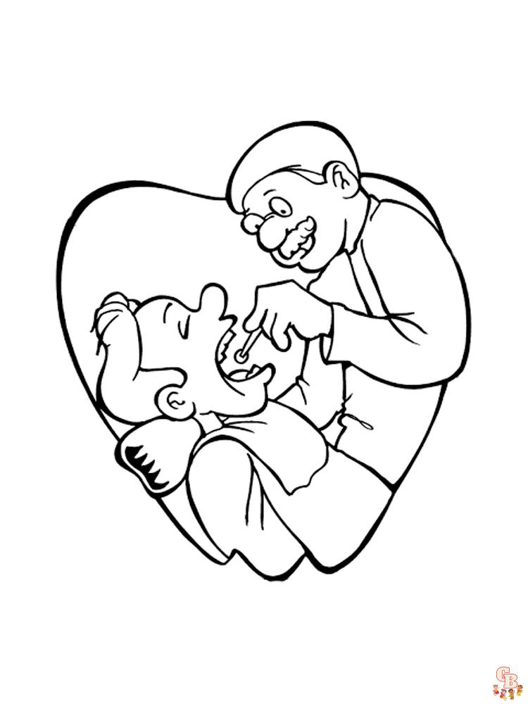 Dentist Coloring Pages 11