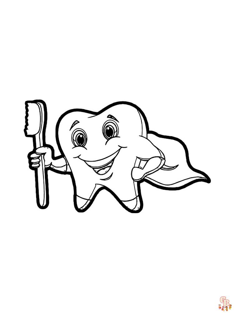 Dentist Coloring Pages 16