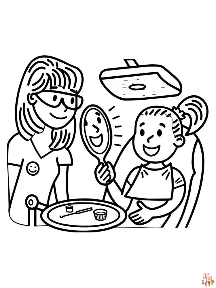 Dentist Coloring Pages 5