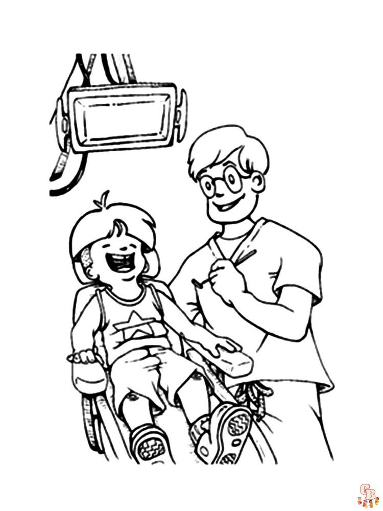 Dentist Coloring Pages 6