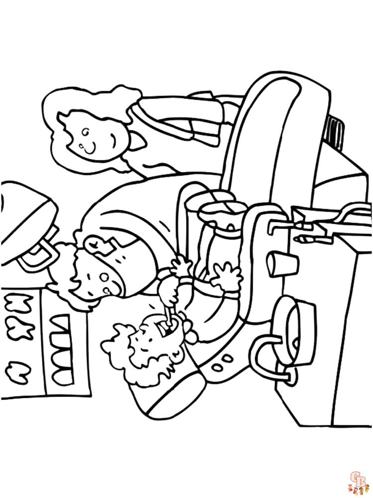 Dentist Coloring Pages 9