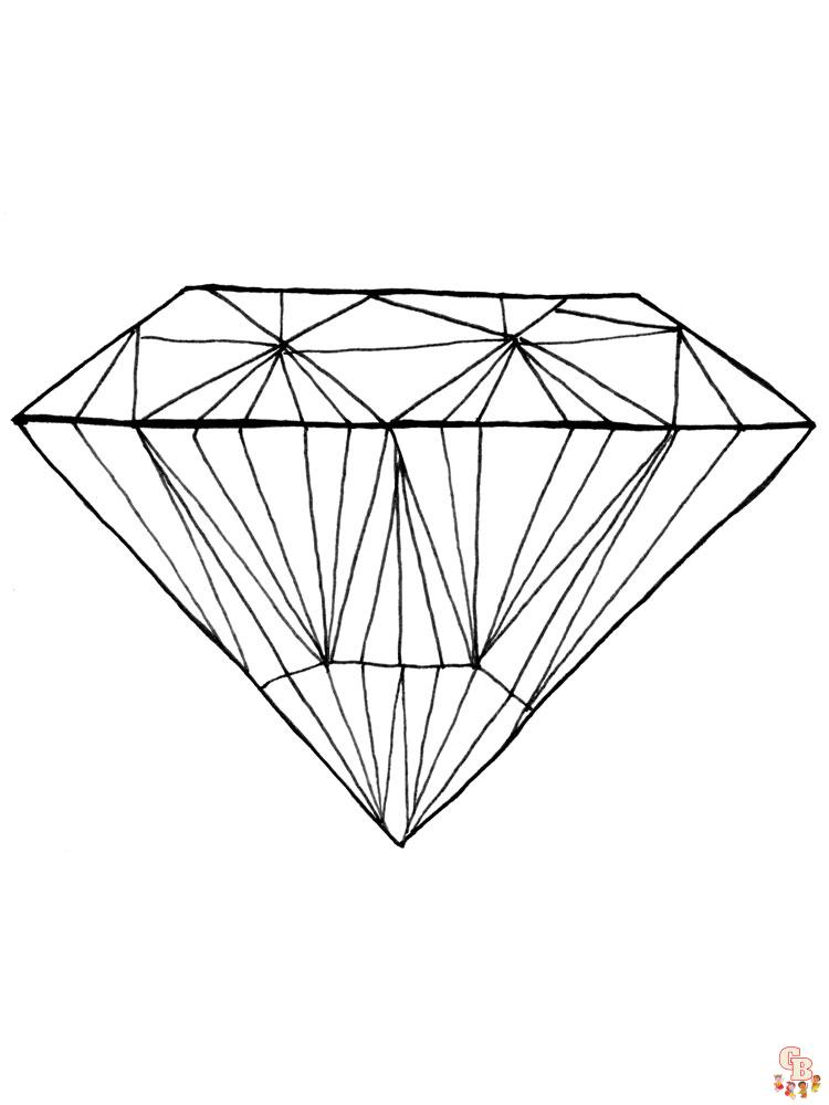 Diamond Coloring Pages 13