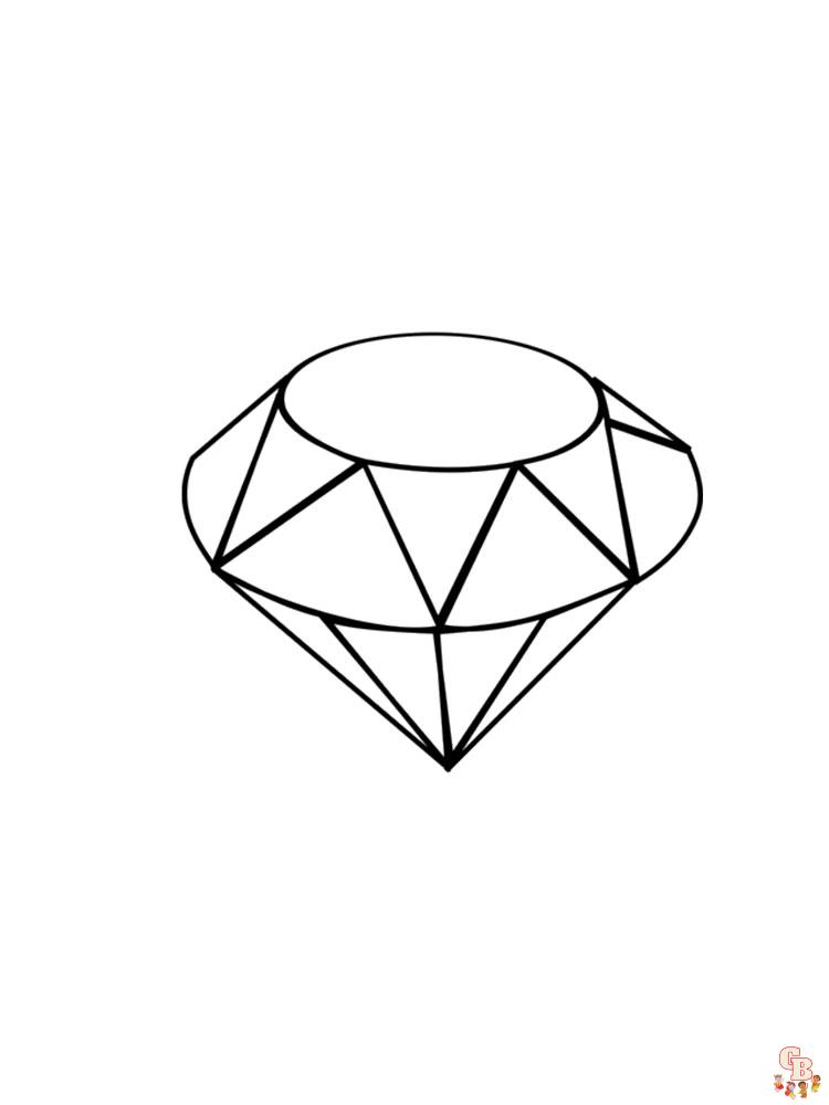 Diamond Coloring Pages 3