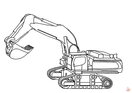 Digger Coloring Pages 1