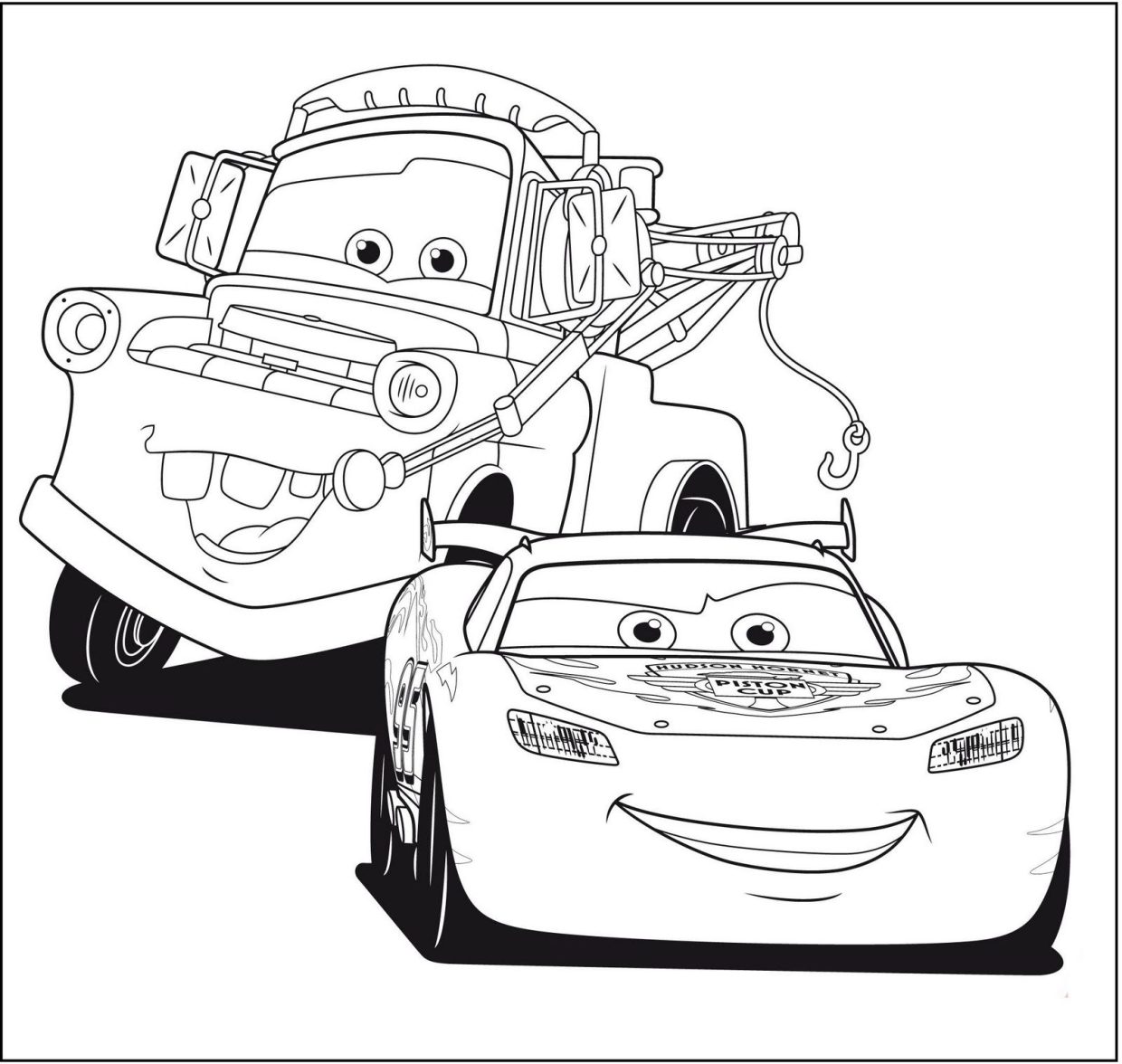 Disney Cars Coloring Pages Printable GBcoloring