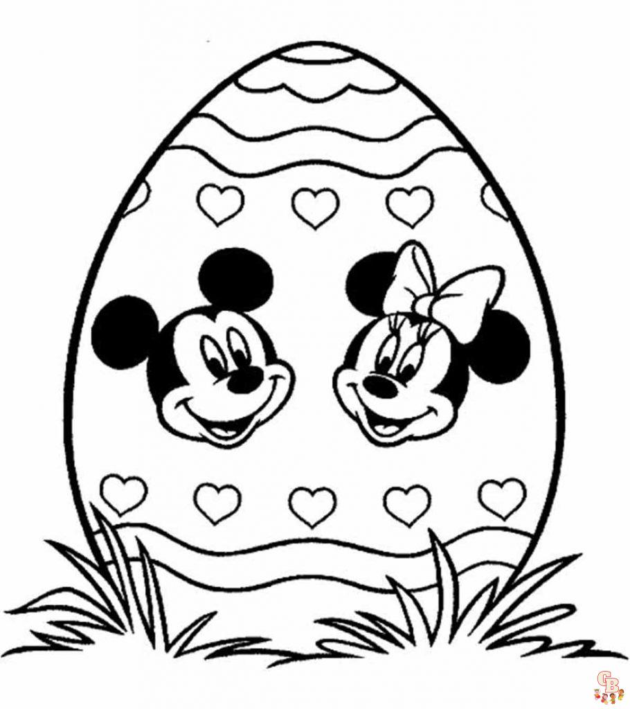Disney Easter Coloring Pages